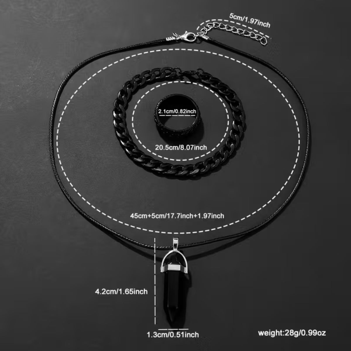 Luxury Analog Watch Set – Classic Gift Box