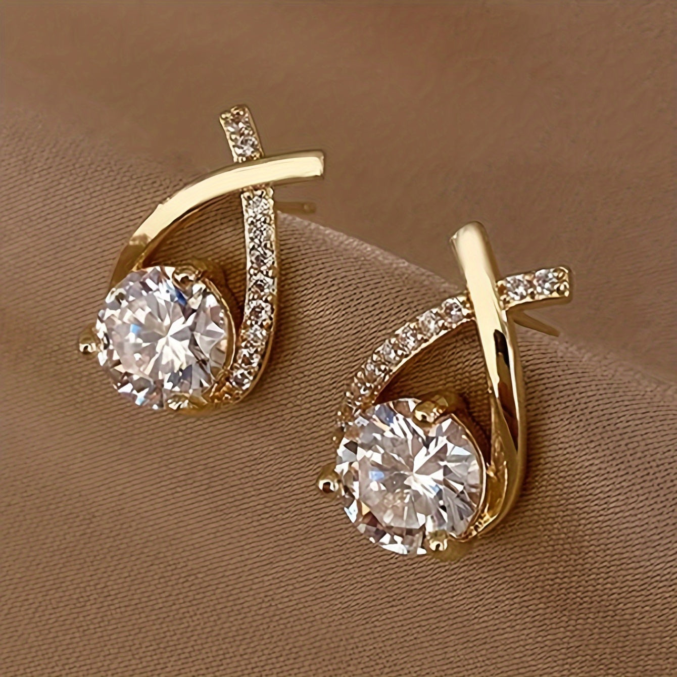 Sparkle Teardrop Earrings – Hypoallergenic CZ