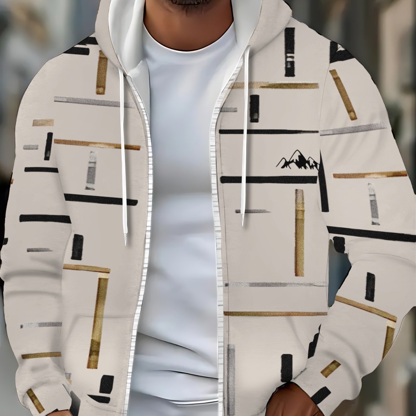 Lightweight & Durable Polyester Hoodie for Men & Women | Stylish Zip-Up Design