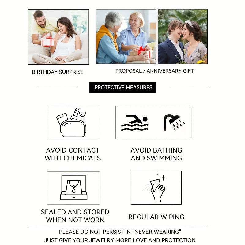 Bridal Jewelry Set – 3 Pieces (Earrings, Necklace, Bracelet)