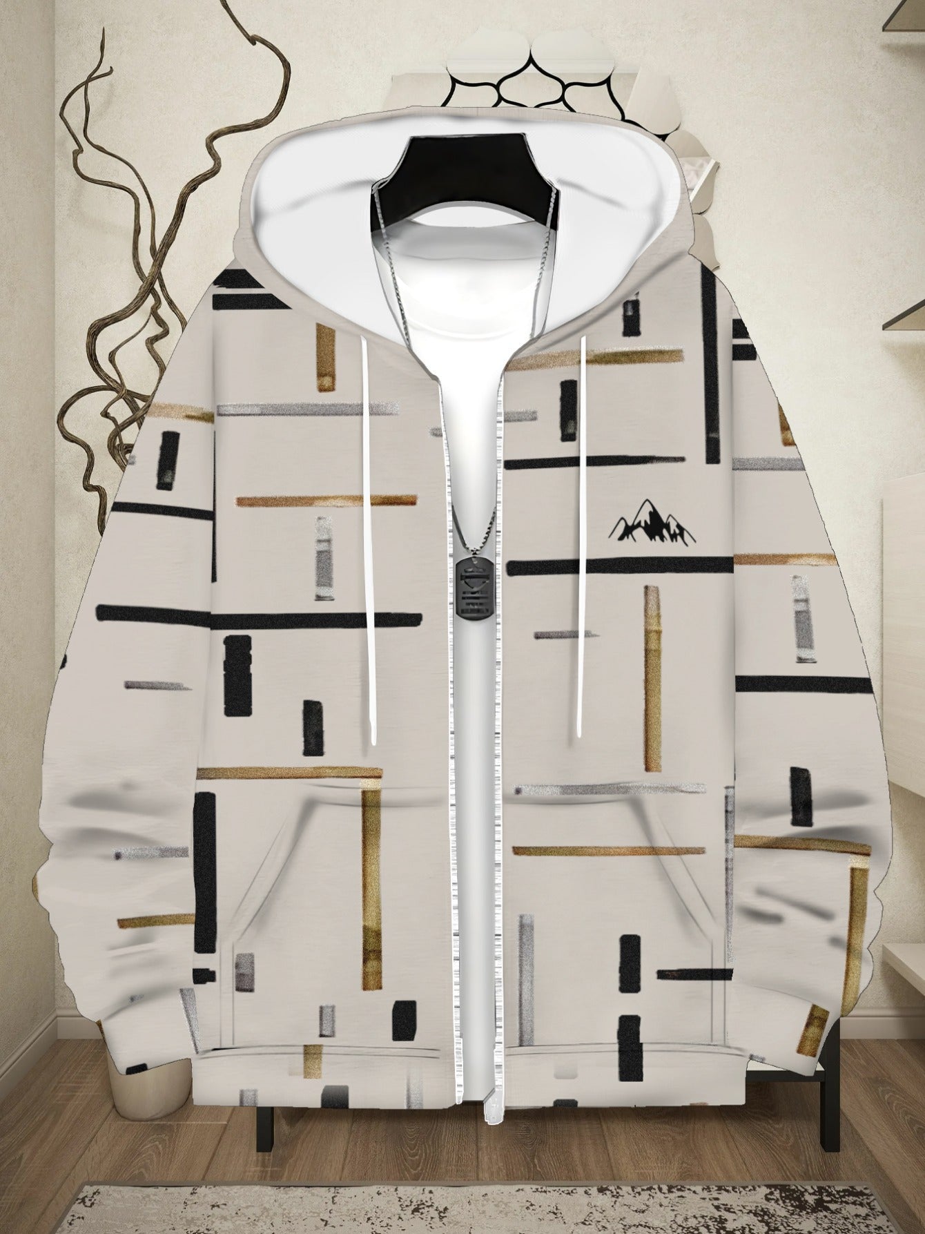 Lightweight & Durable Polyester Hoodie for Men & Women | Stylish Zip-Up Design