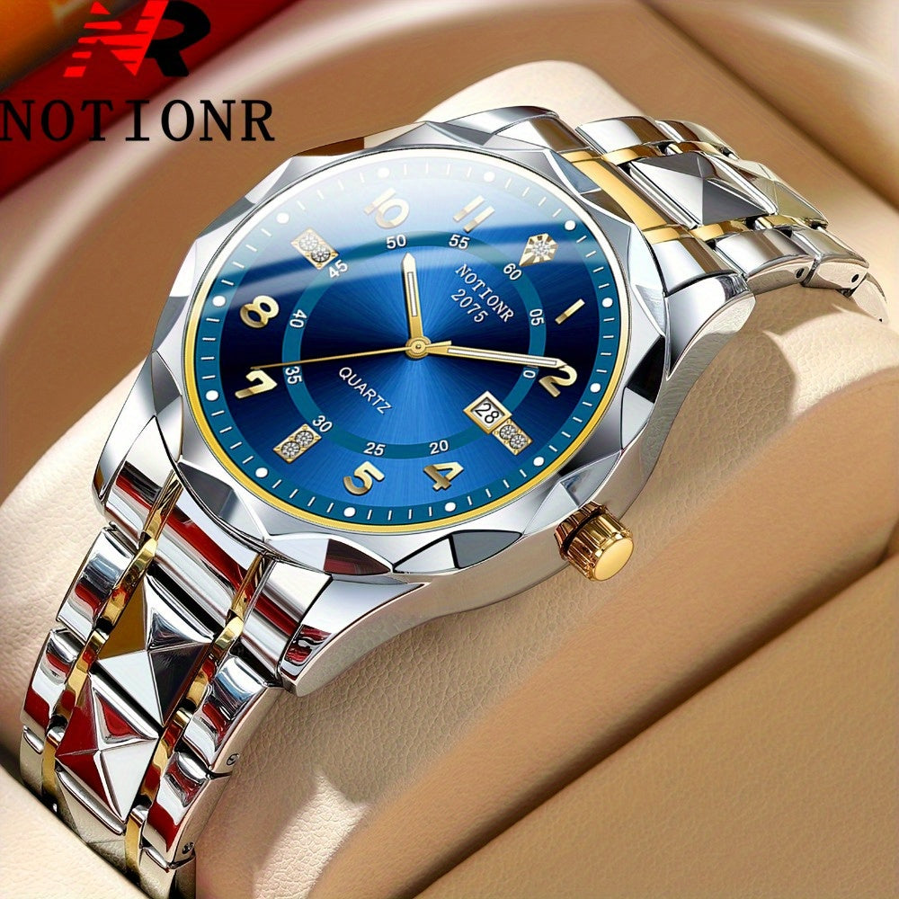 Minimalist Roman Men’s Watch – Silver Steel