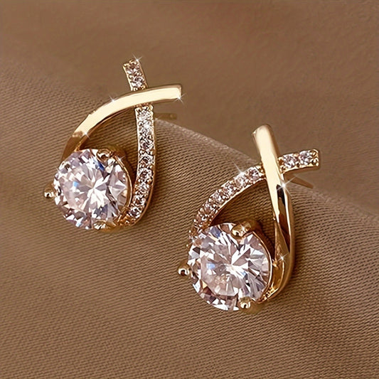 Sparkle Teardrop Earrings – Hypoallergenic CZ