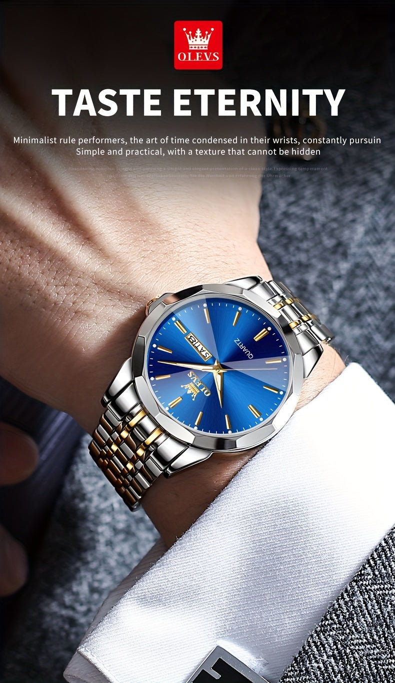 Minimalist Quartz Watch – Silver Steel