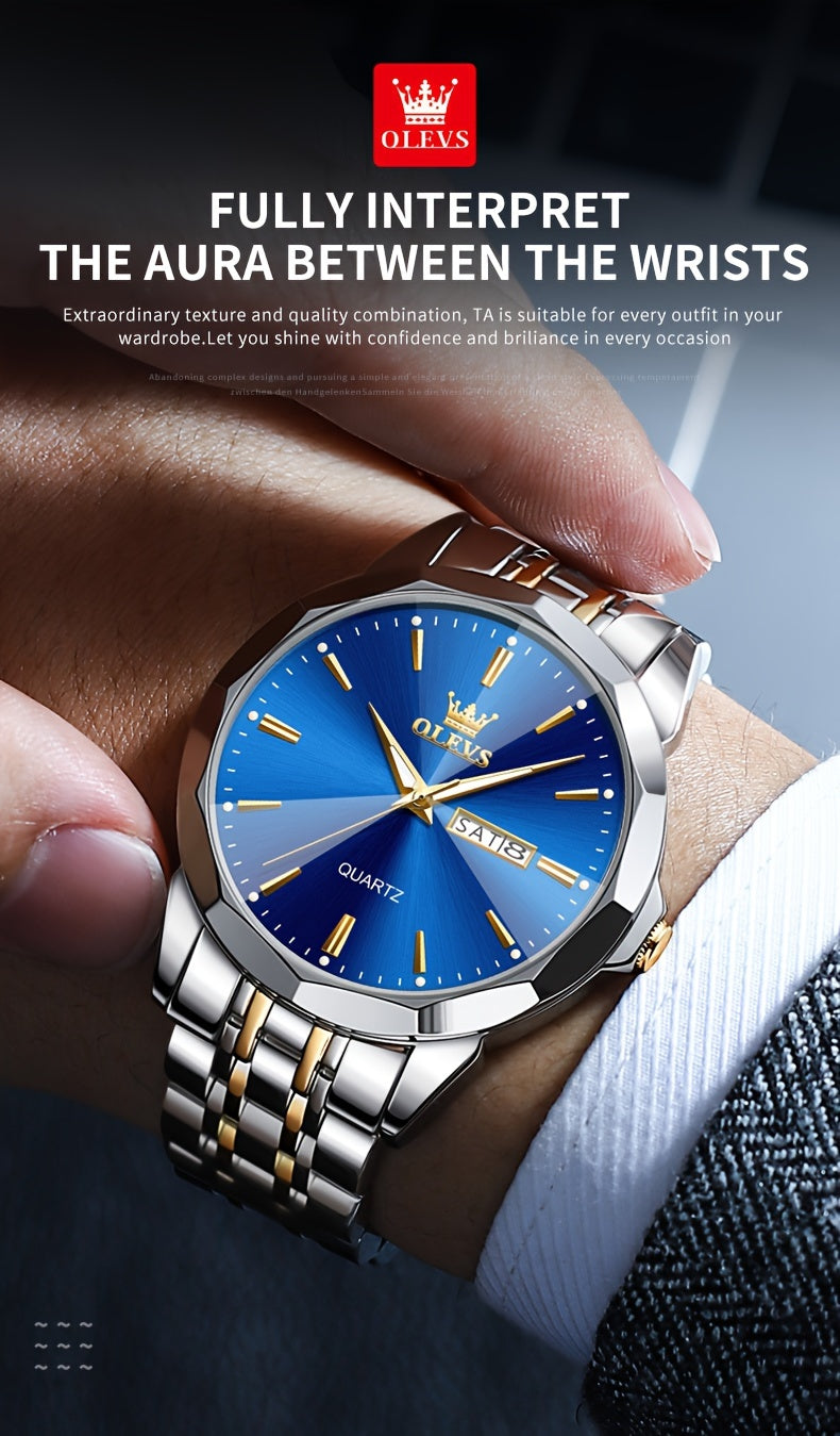 Minimalist Quartz Watch – Silver Steel