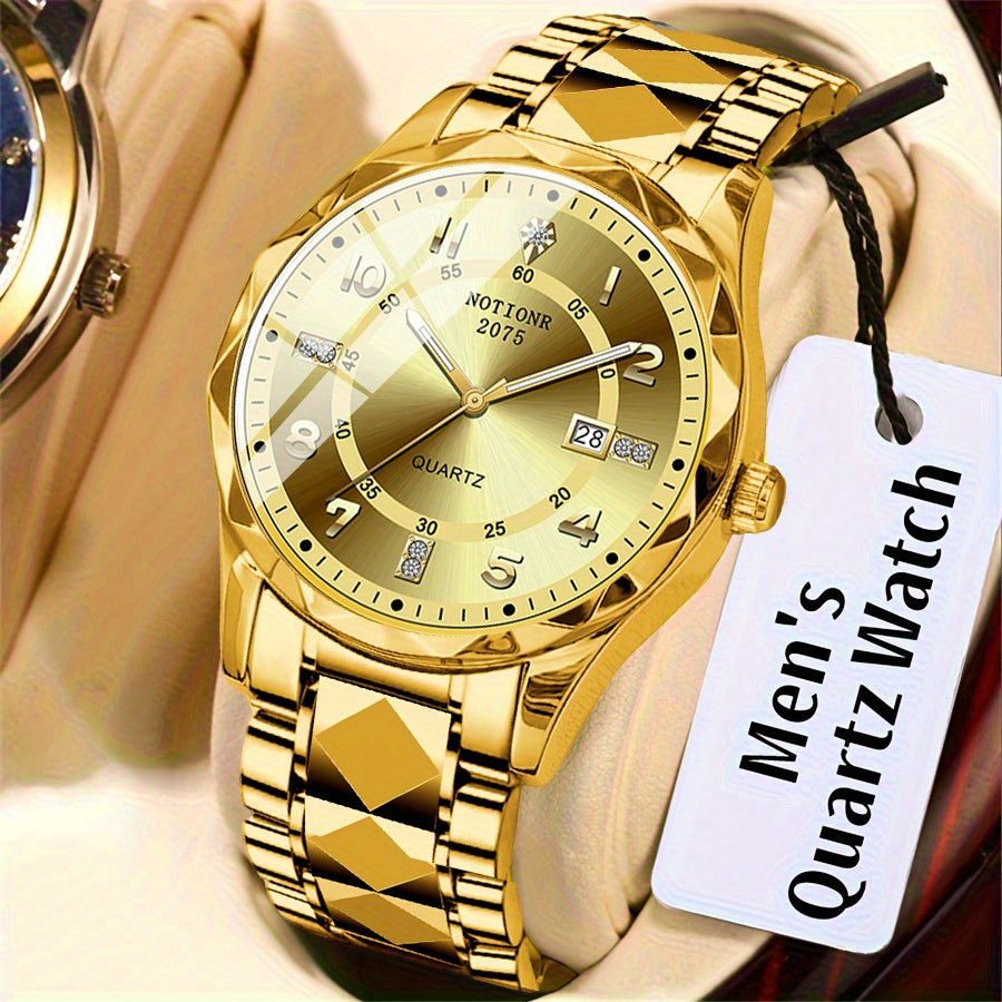 Minimalist Roman Men’s Watch – Silver Steel