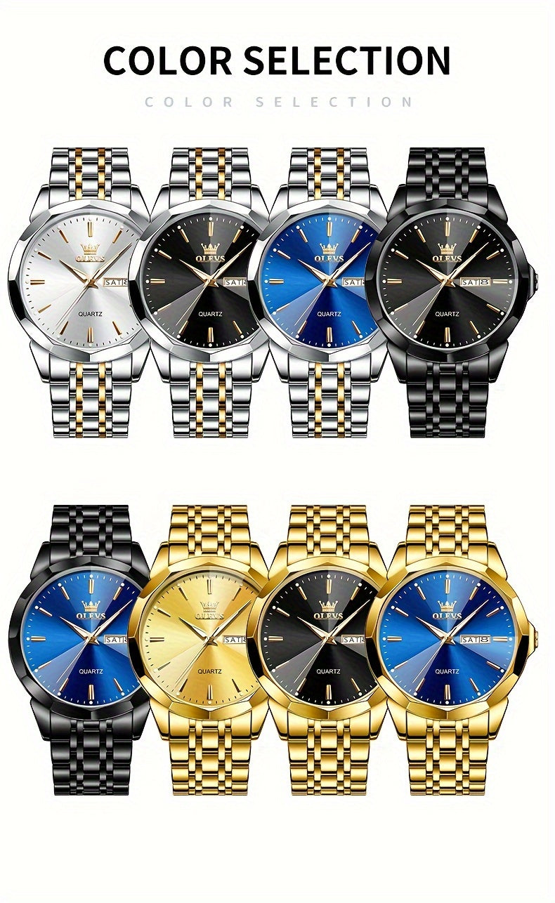 Minimalist Quartz Watch – Silver Steel