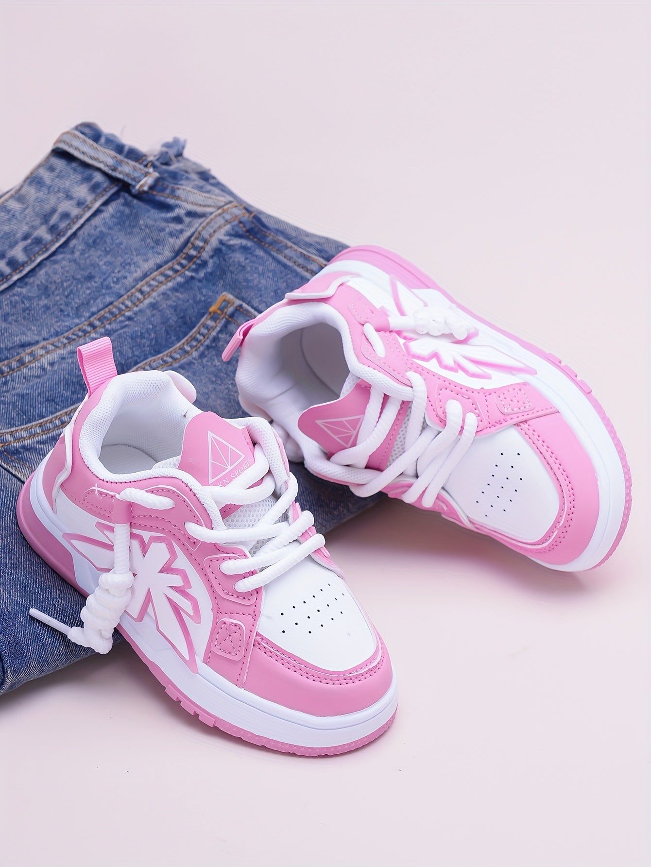 Girls' & Boys' Pink Sneakers