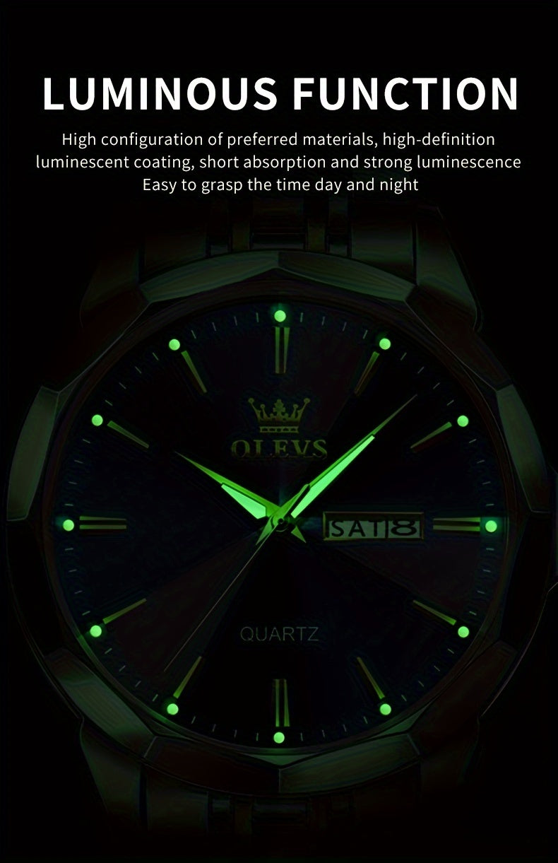 Minimalist Quartz Watch – Silver Steel