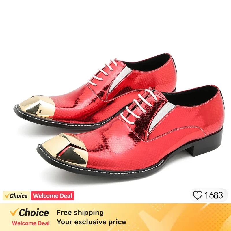 Genuine Leather Oxford Loafers (Men)