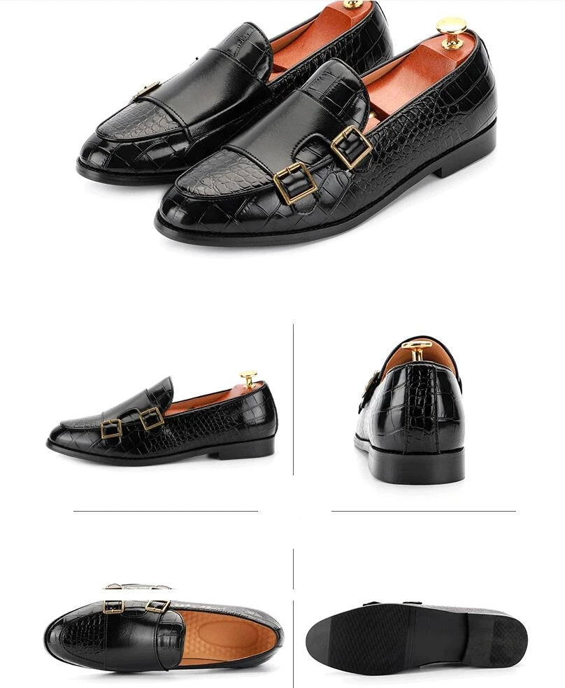 Men’s Business Shoes – Crocodile Grain