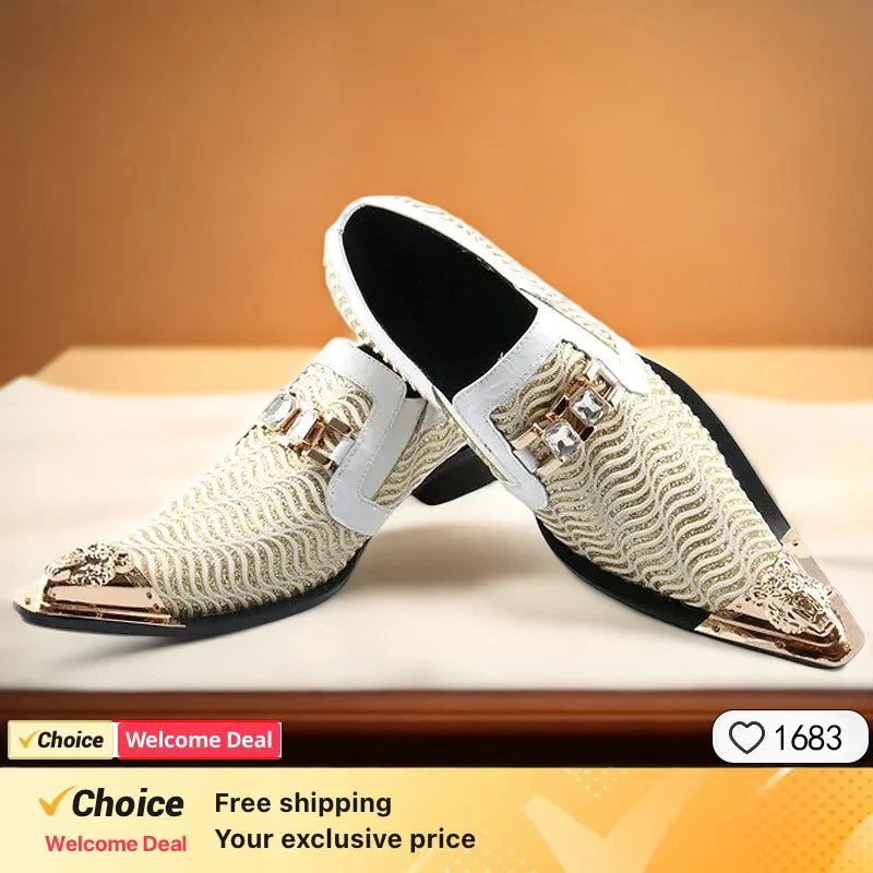 Genuine Leather Oxford Loafers (Men)