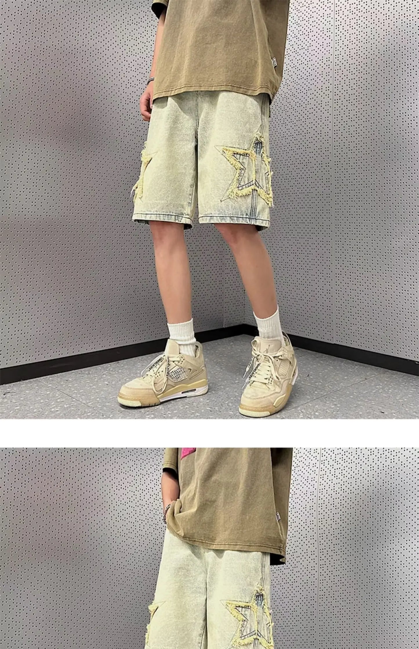 Summer Men Denim Shorts