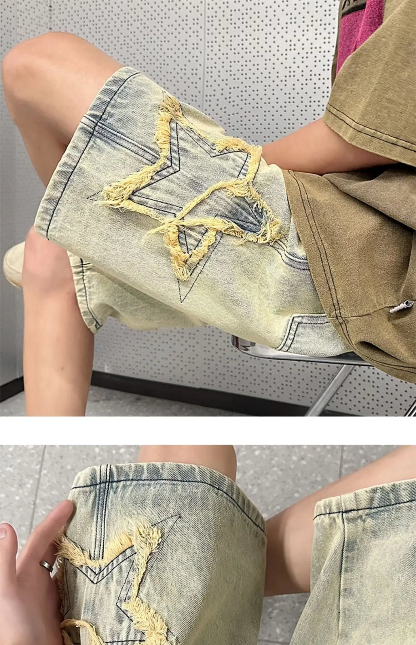 Summer Men Denim Shorts