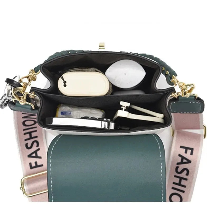 Women's Bag Chain Leather Diamond Lattice Daily Commuter Crossbody Bag For Women