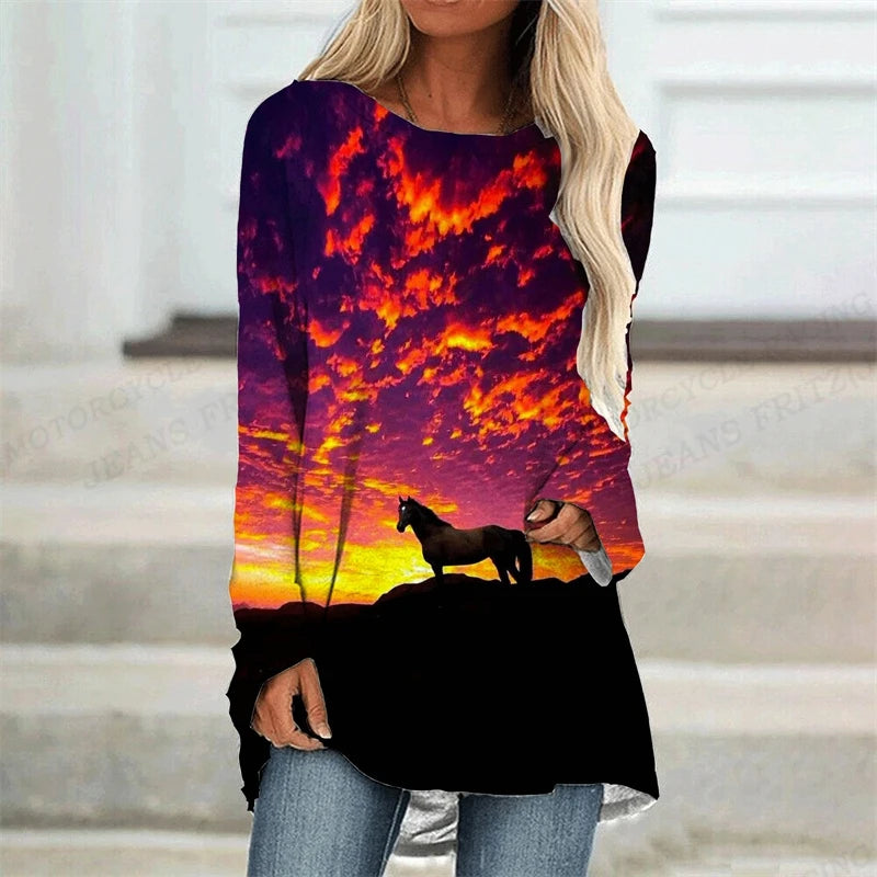 Horse T Shirt Animal 3d Print T-shirt