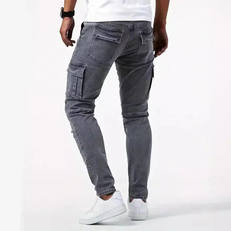 Men Casual Pencil Jeans