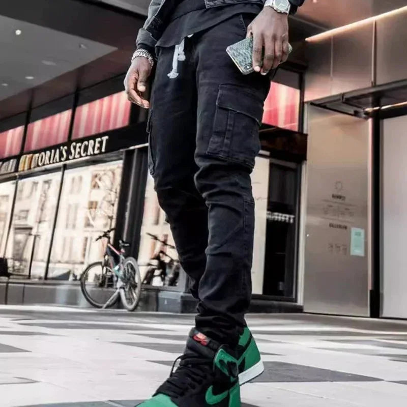 Men Casual Pencil Jeans