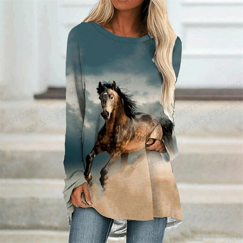 Horse T Shirt Animal 3d Print T-shirt