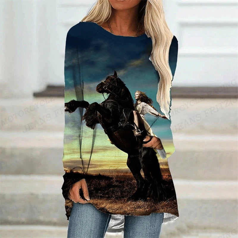 Horse T Shirt Animal 3d Print T-shirt