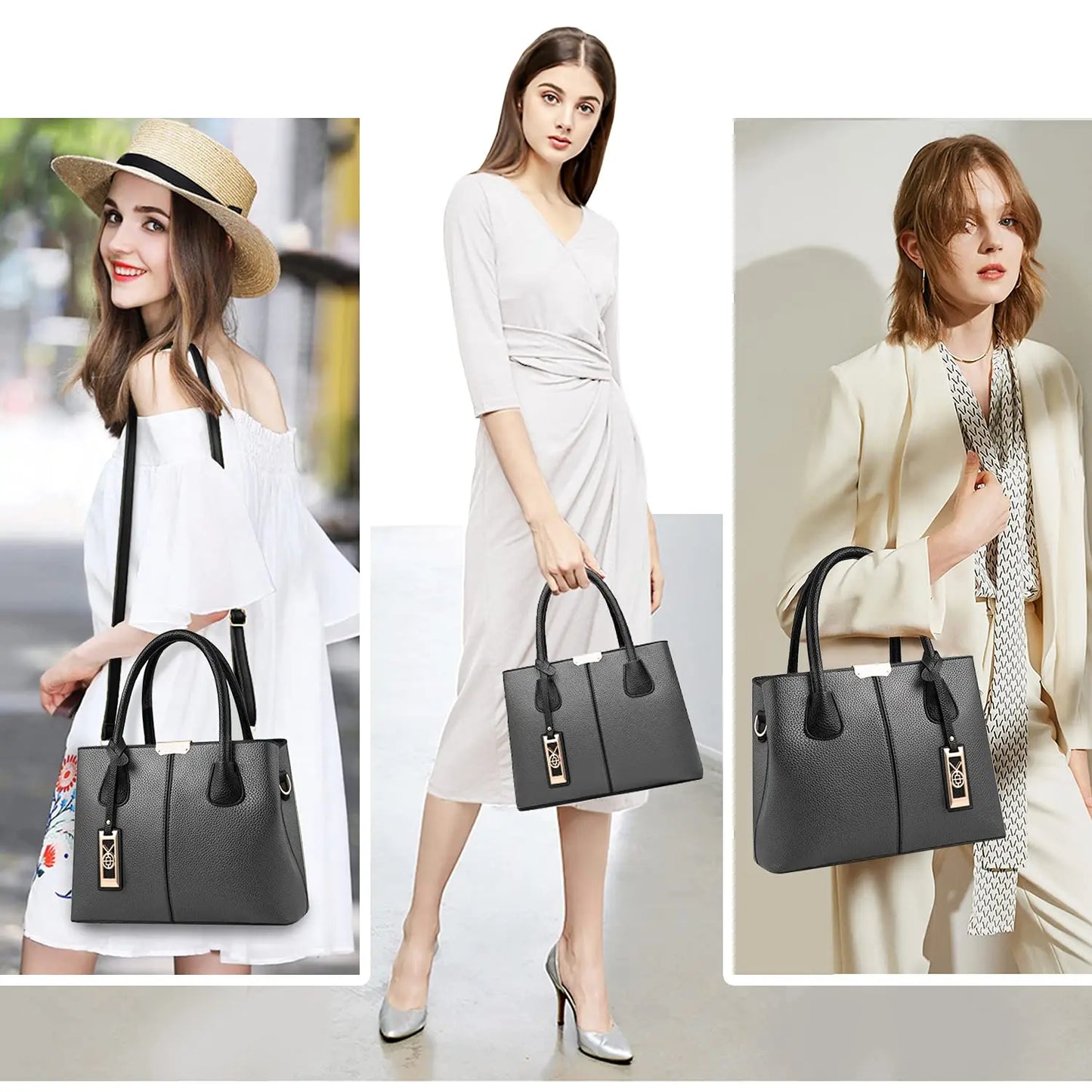 Famous Designer Brand Women’s Leather Handbag