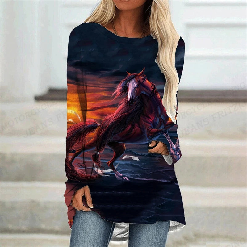 Horse T Shirt Animal 3d Print T-shirt