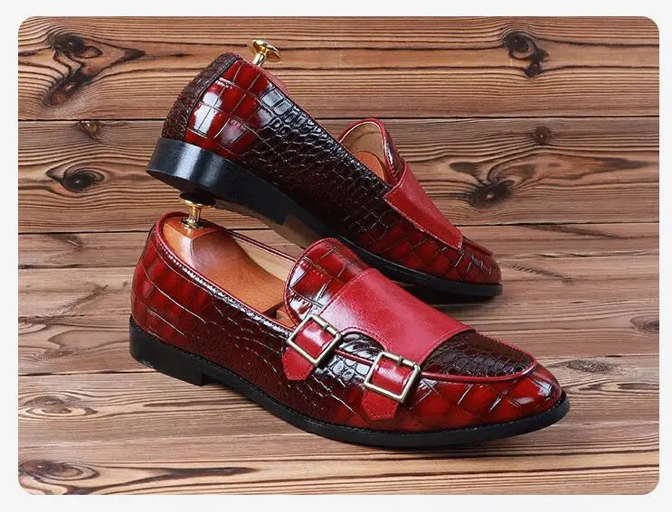 Men’s Business Shoes – Crocodile Grain