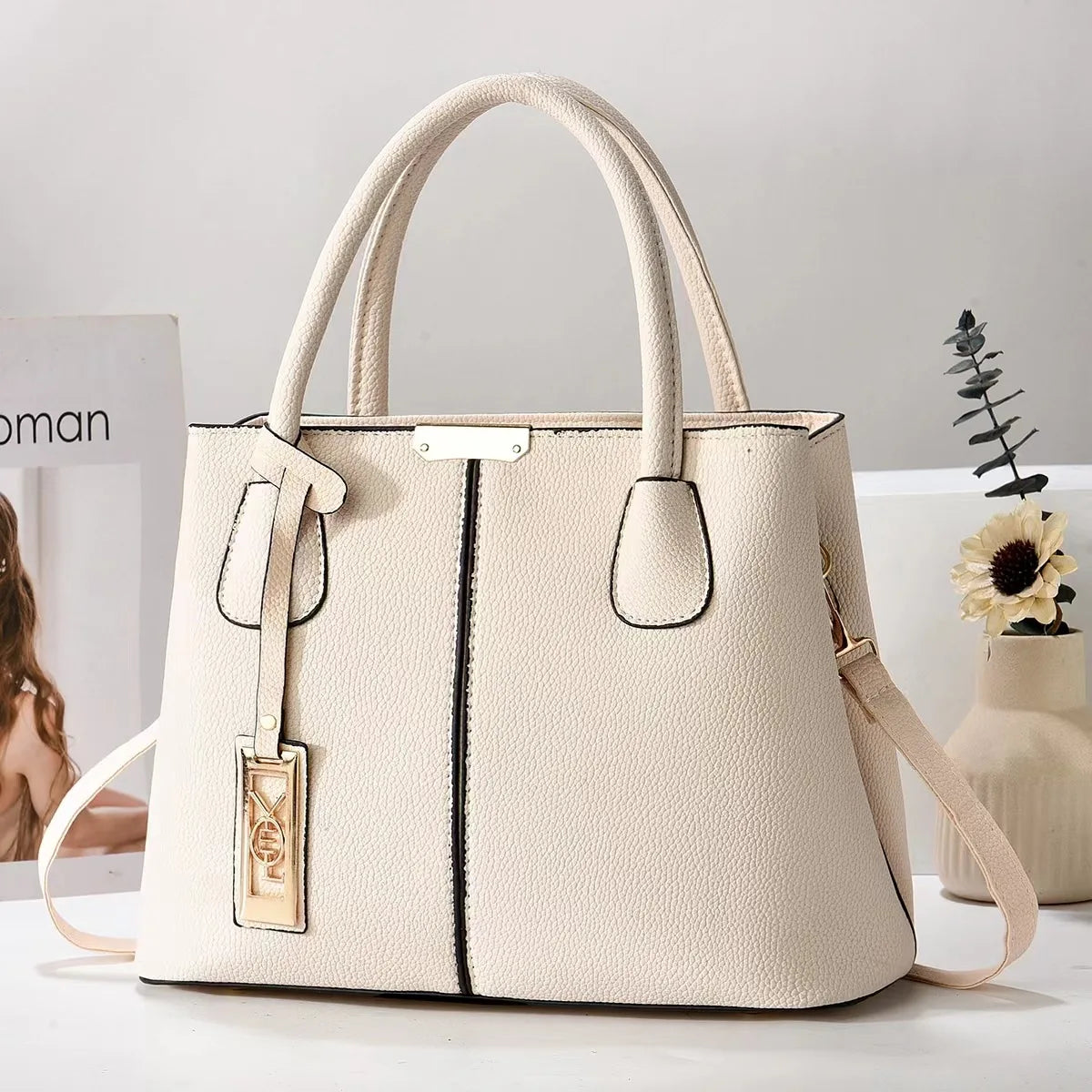 Famous Designer Brand Women’s Leather Handbag