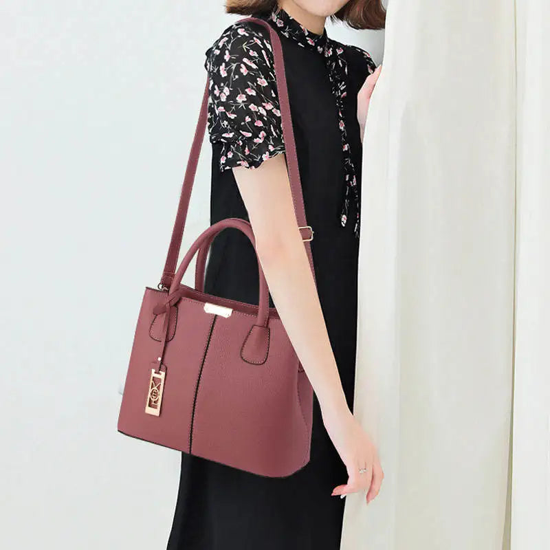 Famous Designer Brand Women’s Leather Handbag