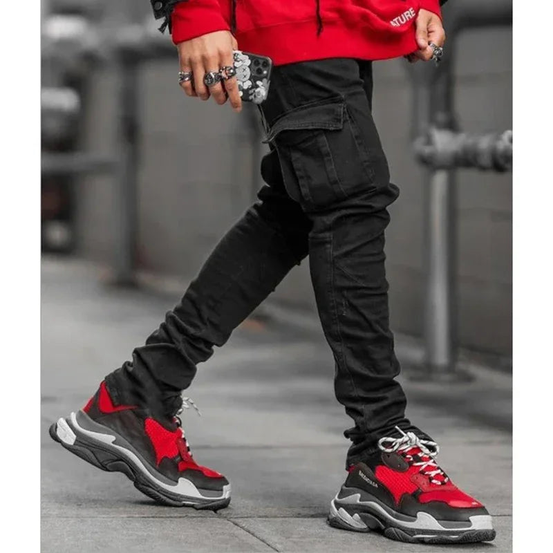 Men Casual Pencil Jeans