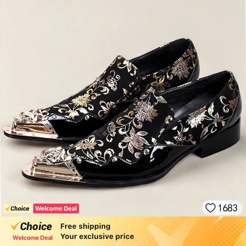 Genuine Leather Oxford Loafers (Men)