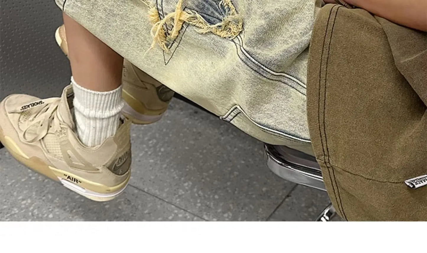 Summer Men Denim Shorts