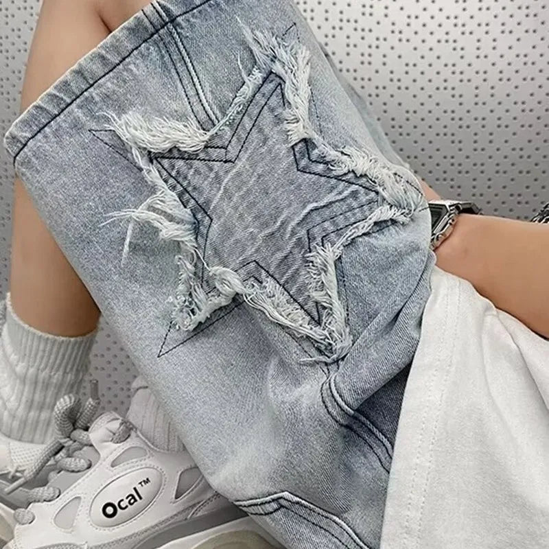 Summer Men Denim Shorts