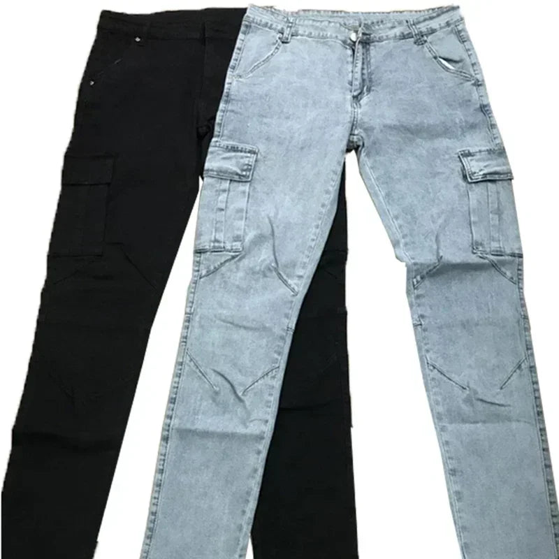 Men Casual Pencil Jeans