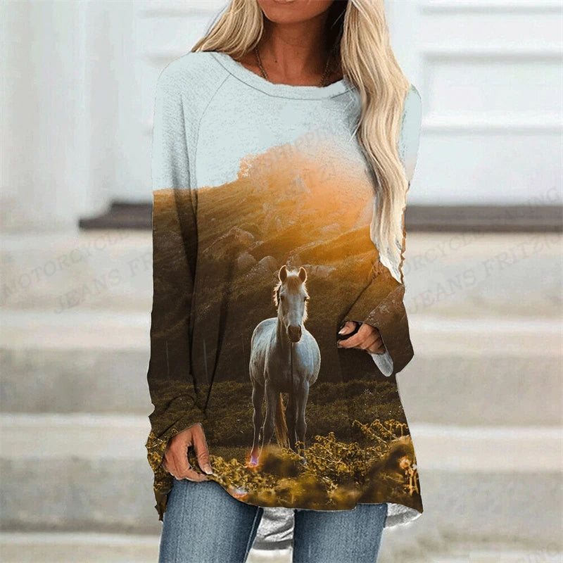 Horse T Shirt Animal 3d Print T-shirt