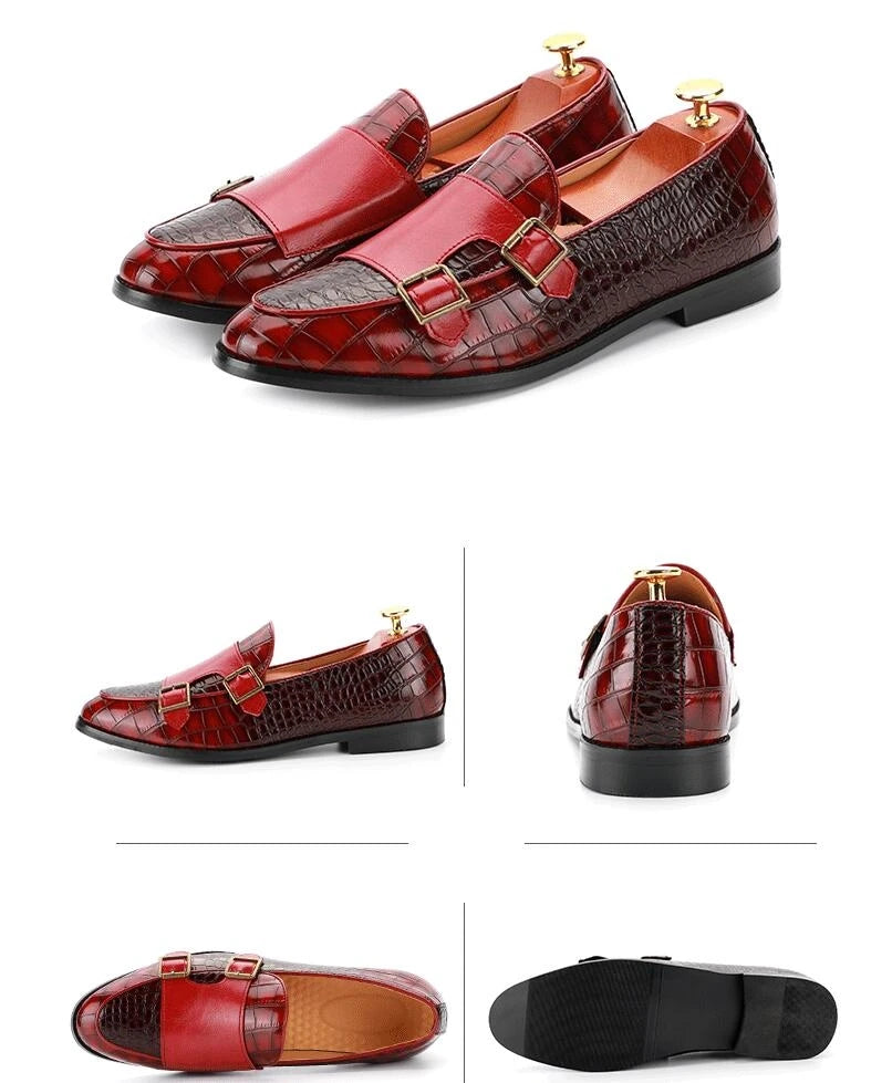 Men’s Business Shoes – Crocodile Grain