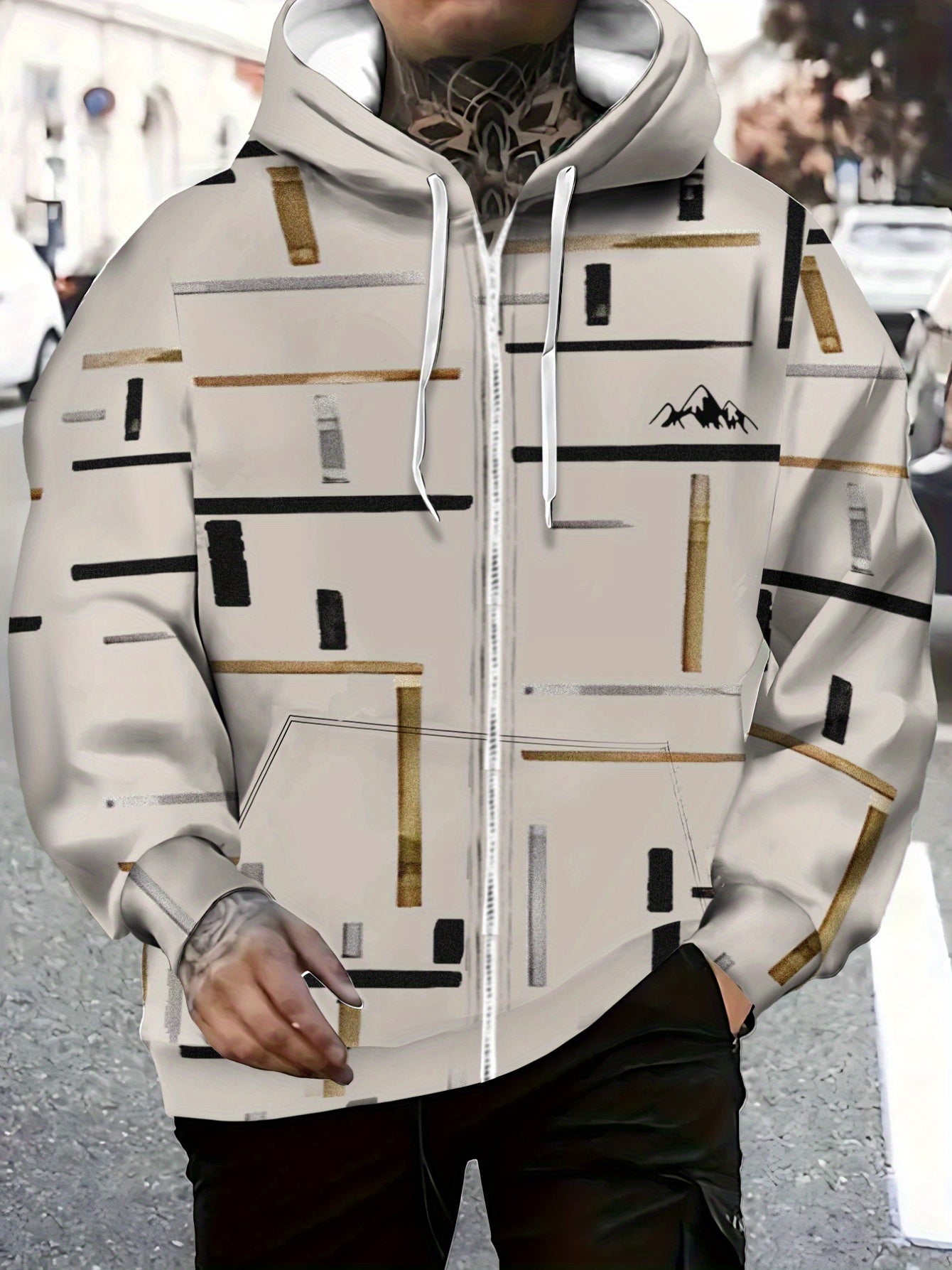 Lightweight & Durable Polyester Hoodie for Men & Women | Stylish Zip-Up Design