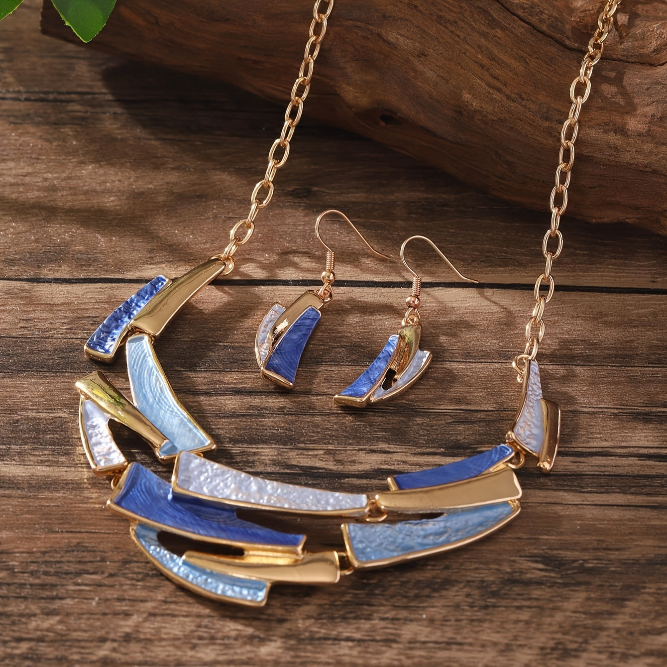 Colorful Enamel 3-Piece Jewelry Set